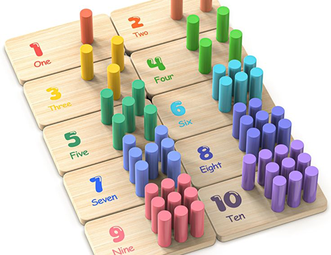 Montessori Counting Rods