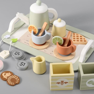 Wooden Tea Party Set