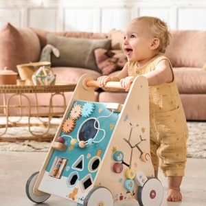 Wooden animal push toy