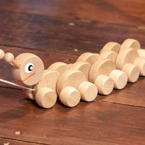 Wooden push walker